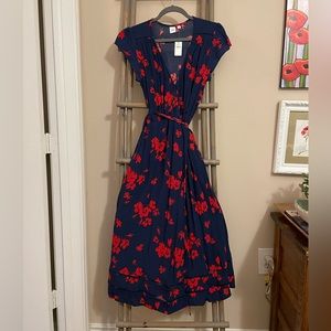 GAP Maxi Wrap Dress